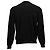 Balenciaga Logo Est. 1917 Pullover aus schwarzer Baumwolle - Ansicht 3