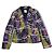 Moschino Jeans jacket with abstract pattern Black