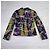 Moschino Jeans jacket with abstract pattern Black - view 2