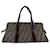 Fendi Zucca Canvas Leather Handbag Brown Cloth  ref.2171121