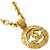 Collana in metallo dorato Chanel Coco Mark D'oro