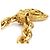 Collana in metallo dorato Chanel Coco Mark D'oro - vista 3