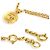 Collana in metallo dorato Chanel Coco Mark D'oro - vista 4