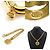 Collana in metallo dorato Chanel Coco Mark D'oro - vista 5
