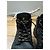 Stivaletti Louis Vuitton Oberkampf nubuck nero Grigio antracite - vista 5