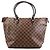 Borsa Louis Vuitton Damier Saleya MM Marrone