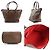 Borsa Louis Vuitton Damier Saleya MM Marrone - vista 3