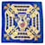 Silk In Hermès Hermes Carre 90 AUX CHAMPS Field Scarf Blue  ref.2171674