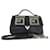 Fendi Double Micro Baguette Shoulder Bag Black Silvery Leather Metal  ref.2171721