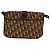 Borsa a spalla in tela Trotter Christian Dior marrone oro Auth 118343 D'oro - vista 2