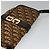 Borsa a spalla in tela Trotter Christian Dior marrone oro Auth 118343 D'oro - vista 6