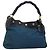 Borsa a spalla PRADA in nylon blu Auth 117720