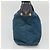 Borsa a spalla PRADA in nylon blu Auth 117720 - vista 3