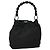 Borsa a spalla Maris Pearl Christian Dior in nylon nero argento autentica BA1374