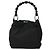 Borsa a spalla Maris Pearl Christian Dior in nylon nero argento autentica BA1374 - vista 13