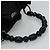 Borsa a spalla Maris Pearl Christian Dior in nylon nero argento autentica BA1374 - vista 7