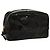 Vanity CHANEL COCO Marca Pochette Cosmetica Smalto Nero Oro CC Auth bs24433 D'oro