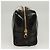 Vanity CHANEL COCO Marca Pochette Cosmetica Smalto Nero Oro CC Auth bs24433 D'oro - vista 4