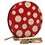 LOUIS VUITTON Vernis Dot Infinity Monedero Sombrero M91570 LV Auth BA1203 Roja