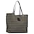 FENDI Zucchino Canvas Tote Bag Nylon Navy Silver Auth 117895 Silvery Navy blue  ref.2172058