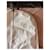 Copertura per abiti Hermès in cotone Eggshell Marrone scuro Bianco sporco  - vista 2