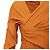 Vestido midi de cuero Bottega Veneta Naranja - vista 5