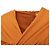 Vestido midi de cuero Bottega Veneta Naranja - vista 9