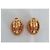 Brincos Carven vintage e novos Dourado Coral Gold hardware - vista 3