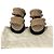 Staud Siesta Shearling Slide Sandalen aus braunem Leder Rot - Ansicht 6