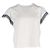 Autre Marque Camiseta bordada Cerchio Weekend Max Mara em algodão branco Cru