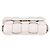 Borsa a Spalla Padded Cassette di Bottega Veneta in Pelle Bianca Bianco Crudo - vista 4