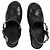 Jil Sander Ankle Strap Platform Sandals in Black Leather - view 12