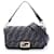 Fendi Chenille FF Baguette Medium 2way Bag 8BR600ASU0F1PQK Blue Leather  ref.2173022