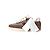 Baskets Visvim FKT Runner en daim marron - vue 10