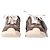 Baskets Visvim FKT Runner en daim marron - vue 3