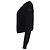 Moncler Ruffle-Detail Zip-up Cardigan In Black Cotton - view 2