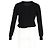 Moncler Ruffle-Detail Zip-up Cardigan In Black Cotton - view 6
