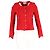 Iro Agnette Distressed Jacke aus rotem Tweed Bordeaux - Ansicht 4