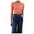 Ganni Orange Intarsia-Strick-Crop-Top - Größe XXS - Ansicht 3