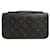 Louis Vuitton M61698 Zippy XL Clutch Bag Black Monogram Cloth  ref.2173432