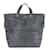 Prada Triangle Leather Shoulder Bag Black  ref.2173593