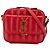 Borsa a tracolla Vicky in agnello rosso Saint Laurent