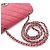 Chanel Mini Rettangolare Classico in Pelle di Agnello Rosa con Patta Singola - vista 10
