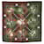 Hermès Brown Le Monde du Polo Pocket Square Silk Scarf Cloth  ref.2173971