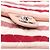 Chanel Rosa Jumbo Strisce Jersey Feltro e Corda Flap - vista 8