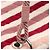 Chanel Rosa Jumbo Strisce Jersey Feltro e Corda Flap - vista 9
