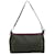 Fendi Zucchino 8BR156 Leather Canvas Shoulder Bag Brown  ref.2174054