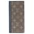 Louis Vuitton Monogram Macassar Long Wallet Brown Black  ref.2174073