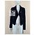 Chanel Seltene schwarze Samt-Bikerjacke mit Besatz 40 FR - Ansicht 11