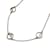 Fendi Rhinestone Choker Necklace Silvery  ref.2174227